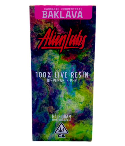 100% Live Resin Disposable - Baklava