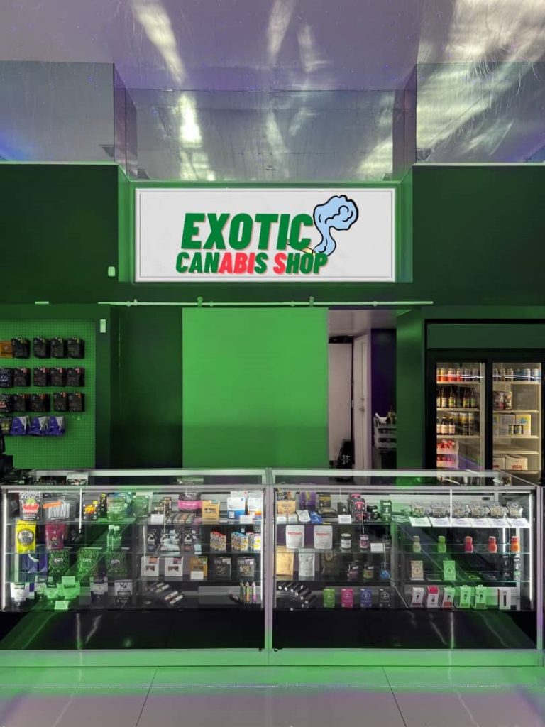 Exotic Cannabis Shop Interior