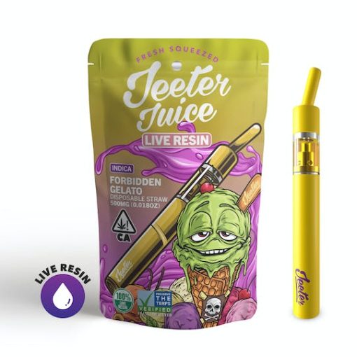 Jeeter Juice Disposable Live Resin Straw - Forbidden Gelato