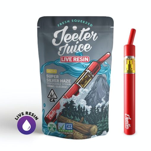Jeeter Juice Disposable Live Resin Straw - Super Silver Haze