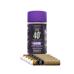 STIIIZY- 40’S INFUSED PREROLL 5 PACK- BISCOTTI