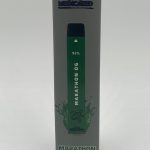 STRICTLY MEDICATED LIVE RESIN DISPOSABLE VAPE BAR (NET WT. 1000 MG) MARATHON OG, INDICA $40