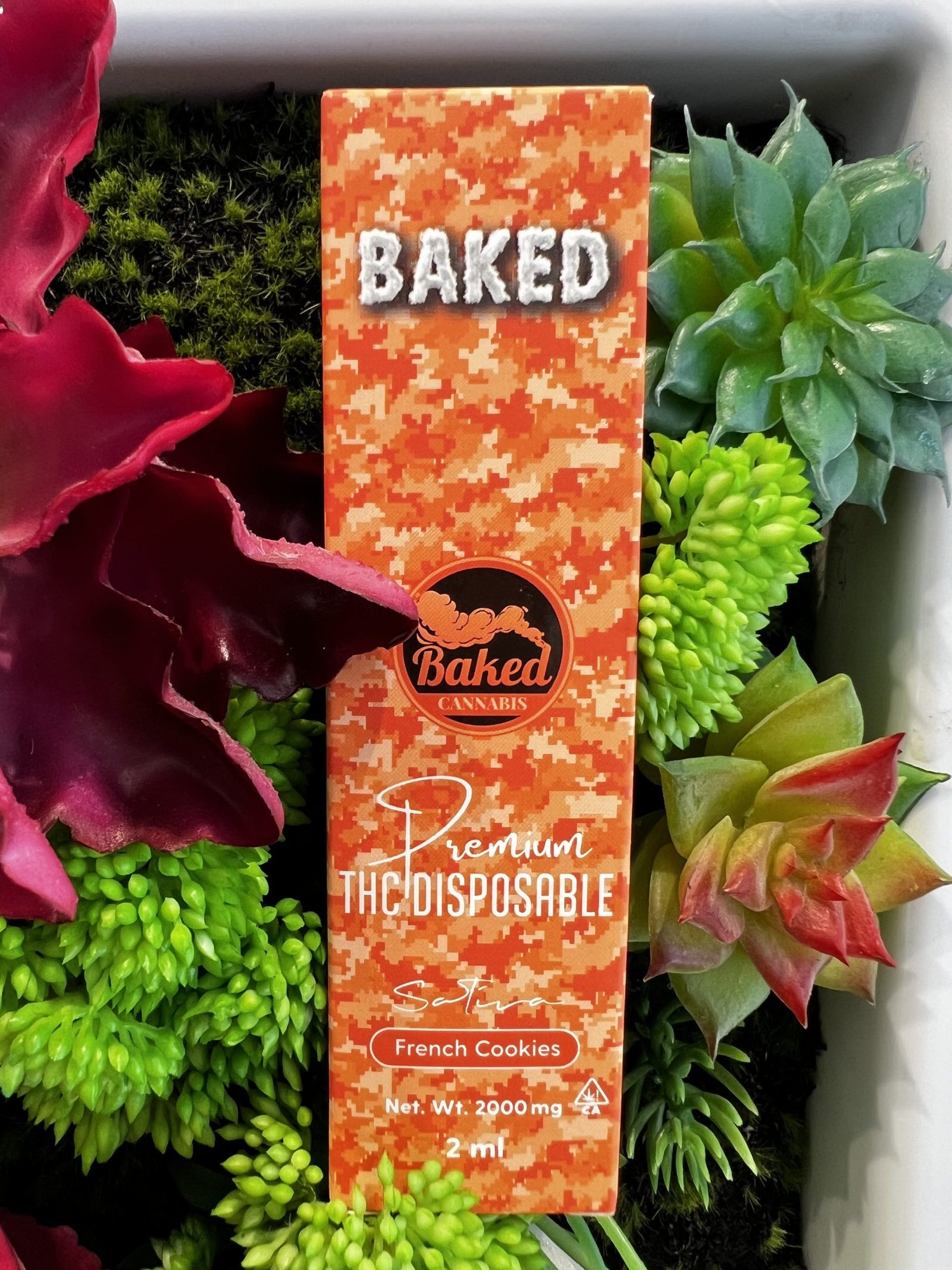img_0118-scaled-1.jpg BAKED- Premium THC Oil 2g Disposable- FRENCH COOKIES - Image 1