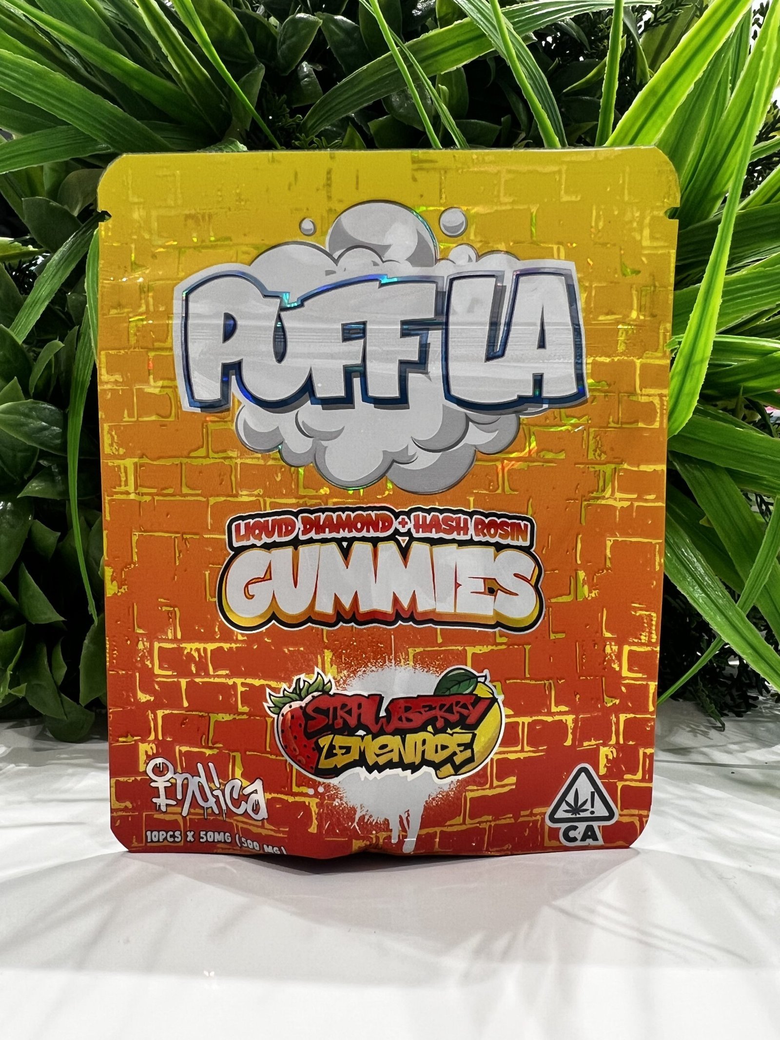 img_4131-scaled-1.jpg PUFF LA GUMMIES- HASH INFUSED 500mg- STRAWBERRY LEMONADE - Image 1